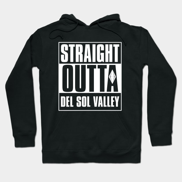 Straight Outta Del Sol Valley Hoodie by S3_Illustration